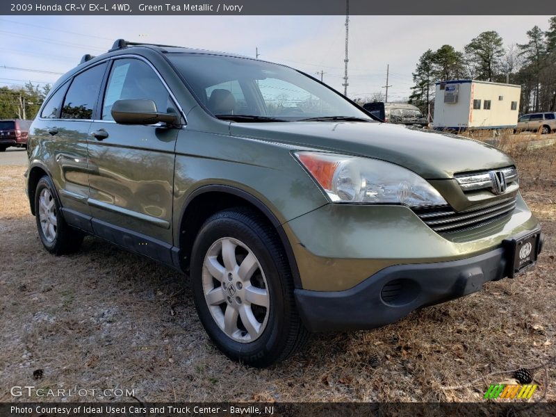 Green Tea Metallic / Ivory 2009 Honda CR-V EX-L 4WD