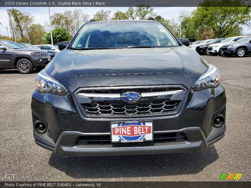 Crystal Black Silica / Black 2020 Subaru Crosstrek 2.0