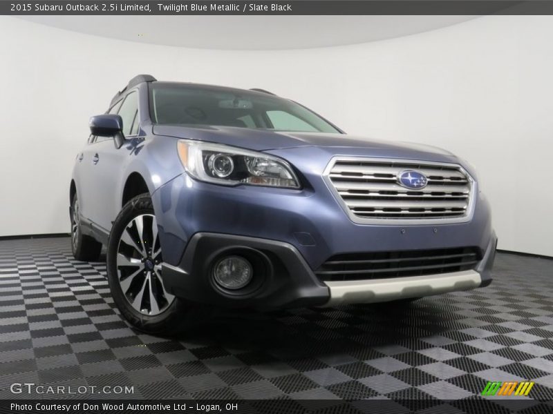 Twilight Blue Metallic / Slate Black 2015 Subaru Outback 2.5i Limited
