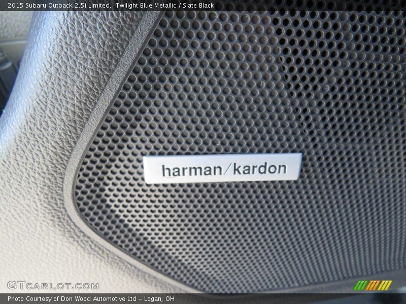Twilight Blue Metallic / Slate Black 2015 Subaru Outback 2.5i Limited
