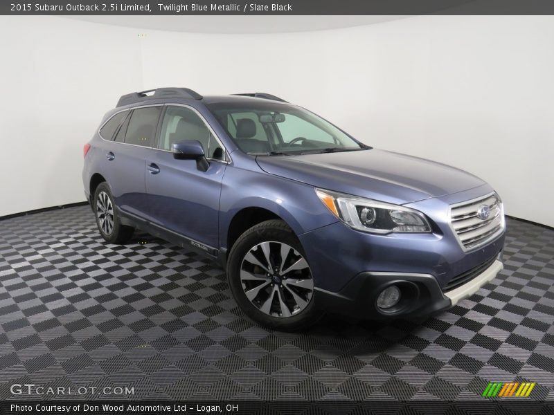 Twilight Blue Metallic / Slate Black 2015 Subaru Outback 2.5i Limited
