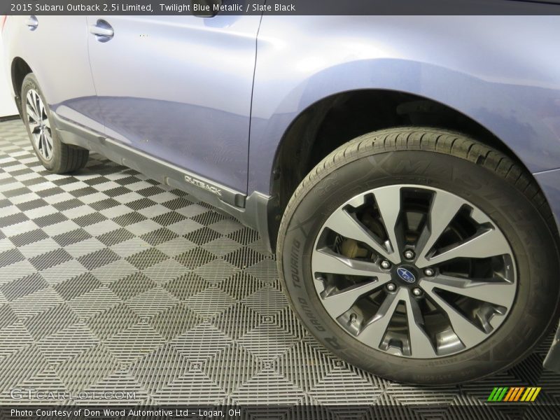 Twilight Blue Metallic / Slate Black 2015 Subaru Outback 2.5i Limited