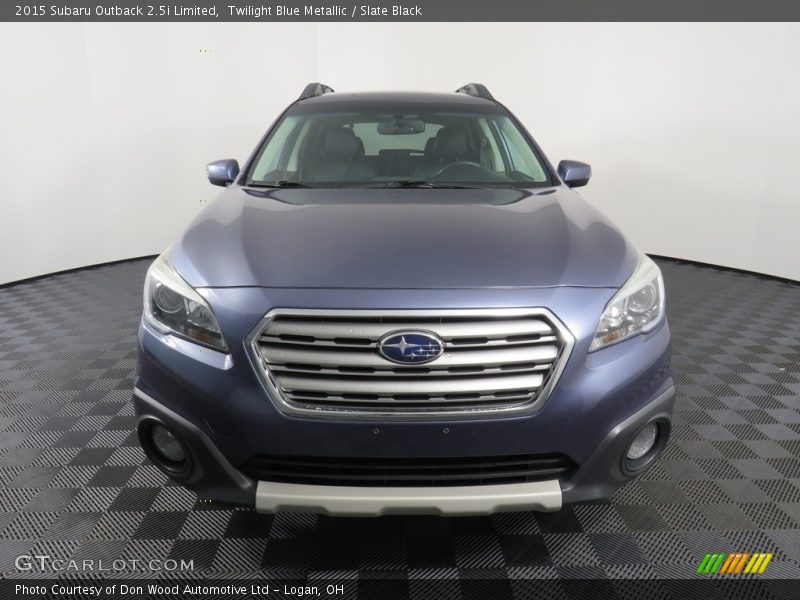 Twilight Blue Metallic / Slate Black 2015 Subaru Outback 2.5i Limited