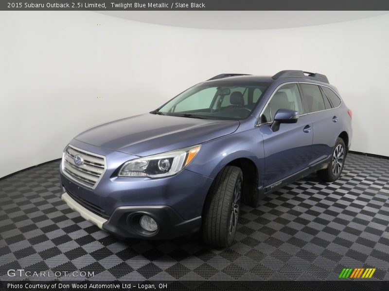 Twilight Blue Metallic / Slate Black 2015 Subaru Outback 2.5i Limited