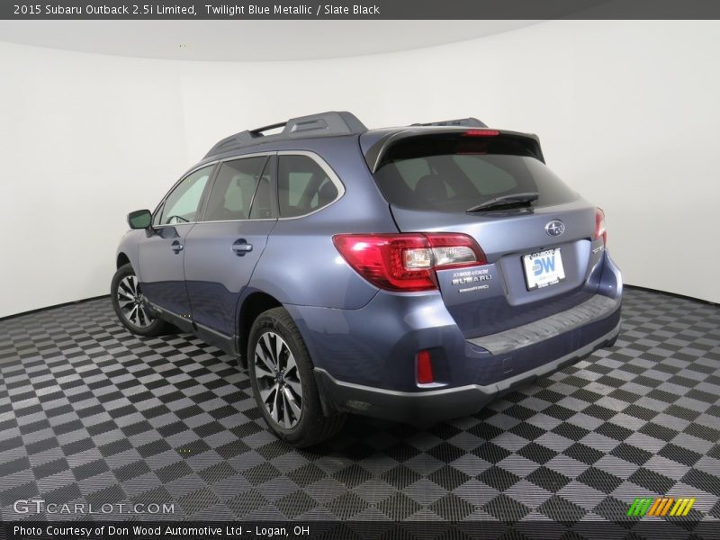 Twilight Blue Metallic / Slate Black 2015 Subaru Outback 2.5i Limited