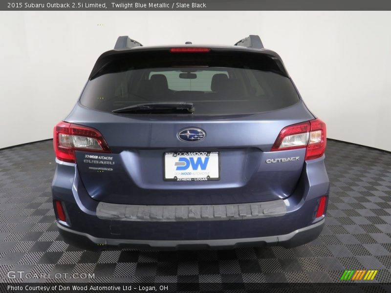 Twilight Blue Metallic / Slate Black 2015 Subaru Outback 2.5i Limited