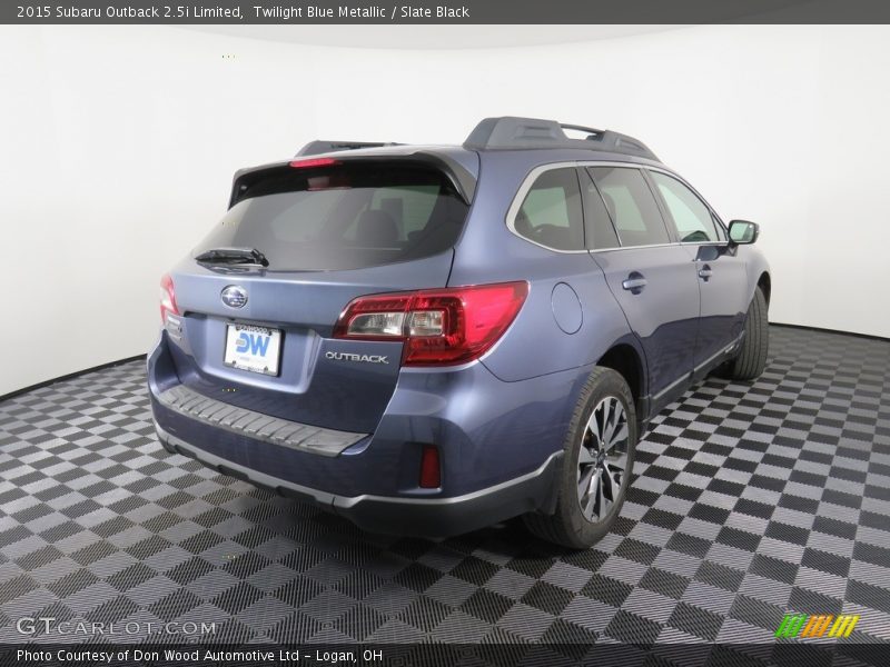 Twilight Blue Metallic / Slate Black 2015 Subaru Outback 2.5i Limited