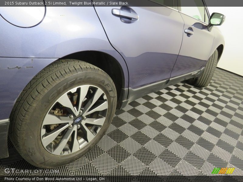 Twilight Blue Metallic / Slate Black 2015 Subaru Outback 2.5i Limited