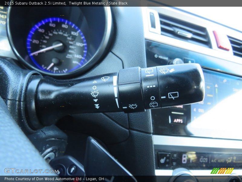 Controls of 2015 Outback 2.5i Limited