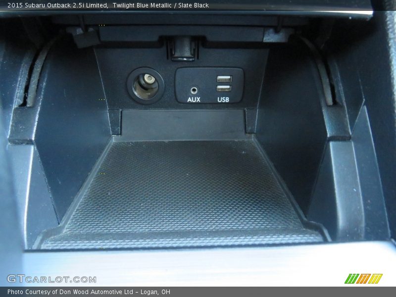 Twilight Blue Metallic / Slate Black 2015 Subaru Outback 2.5i Limited