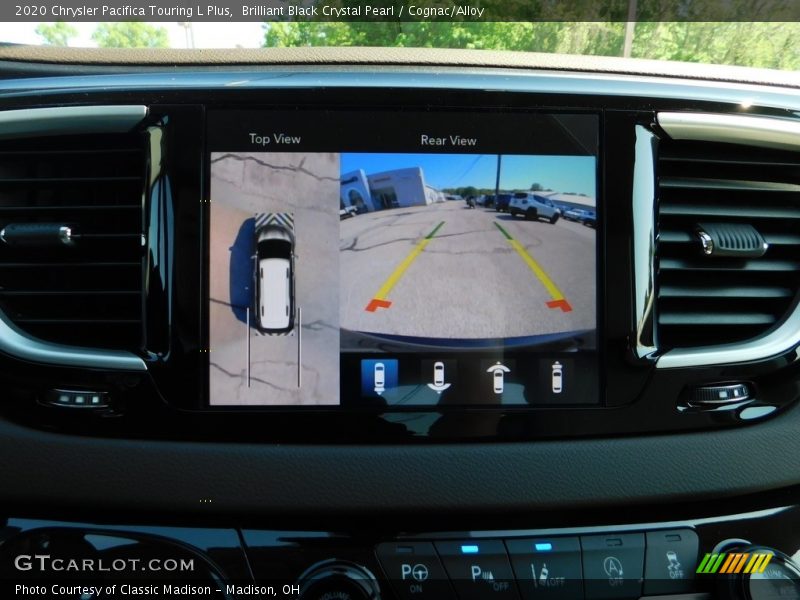 Brilliant Black Crystal Pearl / Cognac/Alloy 2020 Chrysler Pacifica Touring L Plus