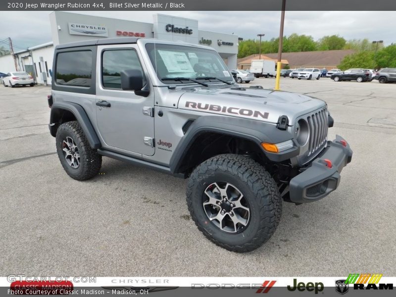 Billet Silver Metallic / Black 2020 Jeep Wrangler Rubicon 4x4