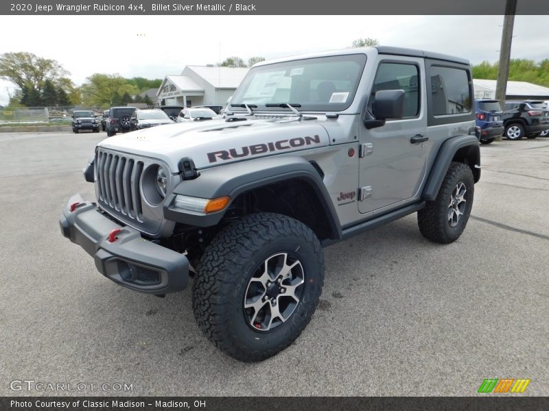 Billet Silver Metallic / Black 2020 Jeep Wrangler Rubicon 4x4