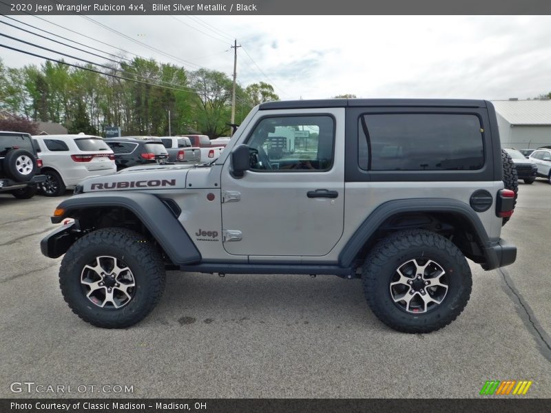 Billet Silver Metallic / Black 2020 Jeep Wrangler Rubicon 4x4
