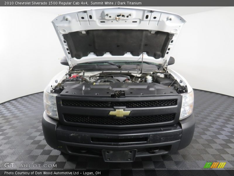 Summit White / Dark Titanium 2010 Chevrolet Silverado 1500 Regular Cab 4x4
