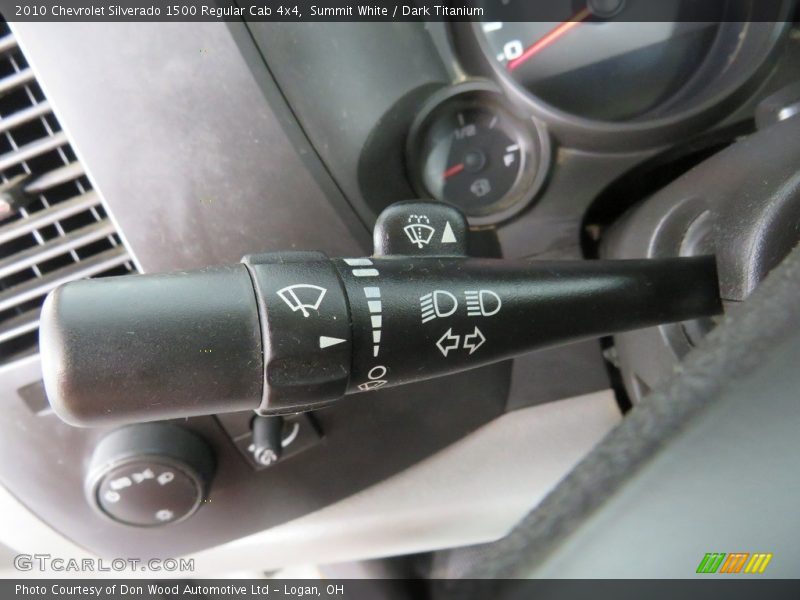 Summit White / Dark Titanium 2010 Chevrolet Silverado 1500 Regular Cab 4x4