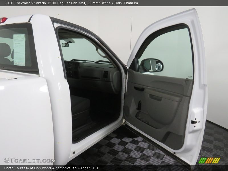 Summit White / Dark Titanium 2010 Chevrolet Silverado 1500 Regular Cab 4x4