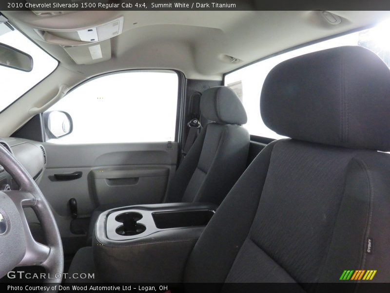 Summit White / Dark Titanium 2010 Chevrolet Silverado 1500 Regular Cab 4x4