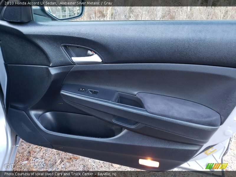 Alabaster Silver Metallic / Gray 2010 Honda Accord LX Sedan