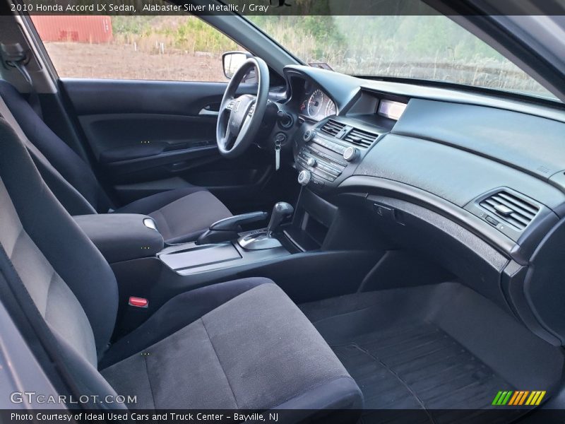 Alabaster Silver Metallic / Gray 2010 Honda Accord LX Sedan