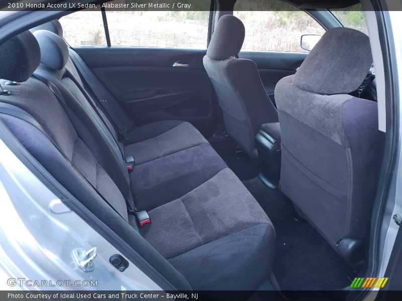 Alabaster Silver Metallic / Gray 2010 Honda Accord LX Sedan