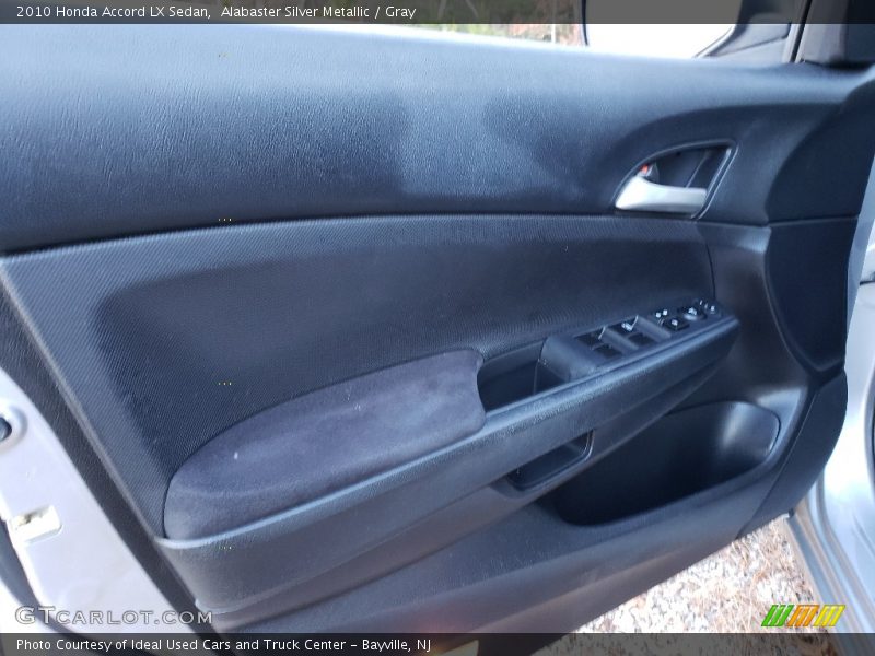 Alabaster Silver Metallic / Gray 2010 Honda Accord LX Sedan