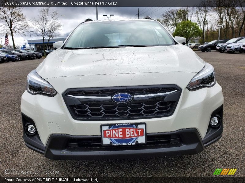 Crystal White Pearl / Gray 2020 Subaru Crosstrek 2.0 Limited