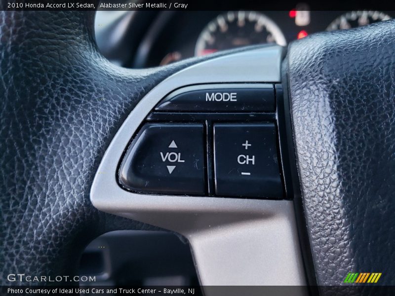Alabaster Silver Metallic / Gray 2010 Honda Accord LX Sedan
