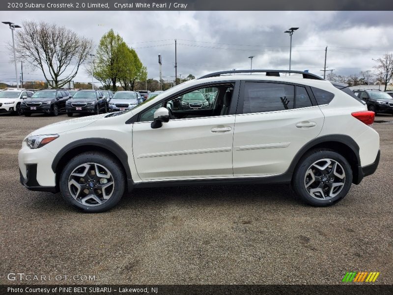 Crystal White Pearl / Gray 2020 Subaru Crosstrek 2.0 Limited