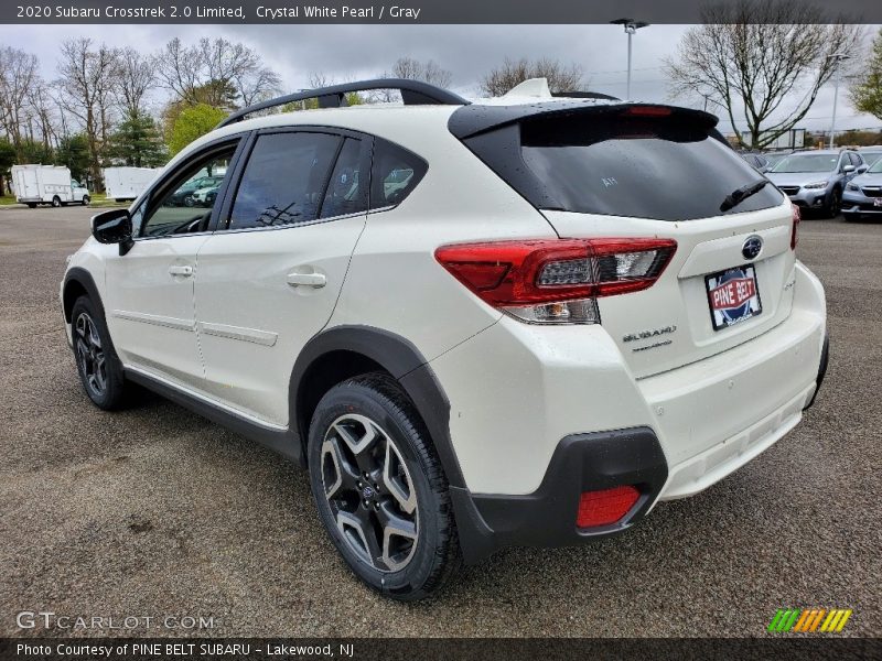 Crystal White Pearl / Gray 2020 Subaru Crosstrek 2.0 Limited
