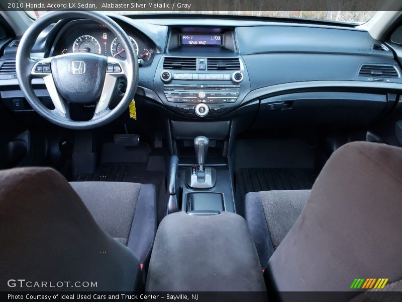 Alabaster Silver Metallic / Gray 2010 Honda Accord LX Sedan