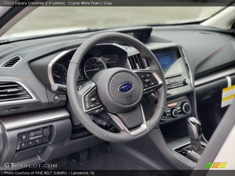 Crystal White Pearl / Gray 2020 Subaru Crosstrek 2.0 Limited