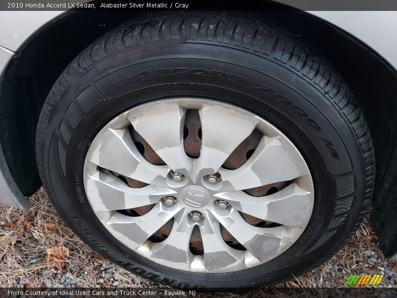 Alabaster Silver Metallic / Gray 2010 Honda Accord LX Sedan
