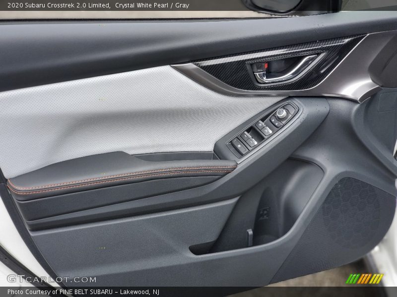 Crystal White Pearl / Gray 2020 Subaru Crosstrek 2.0 Limited