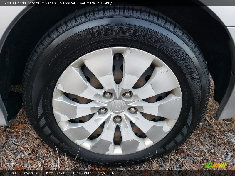 Alabaster Silver Metallic / Gray 2010 Honda Accord LX Sedan