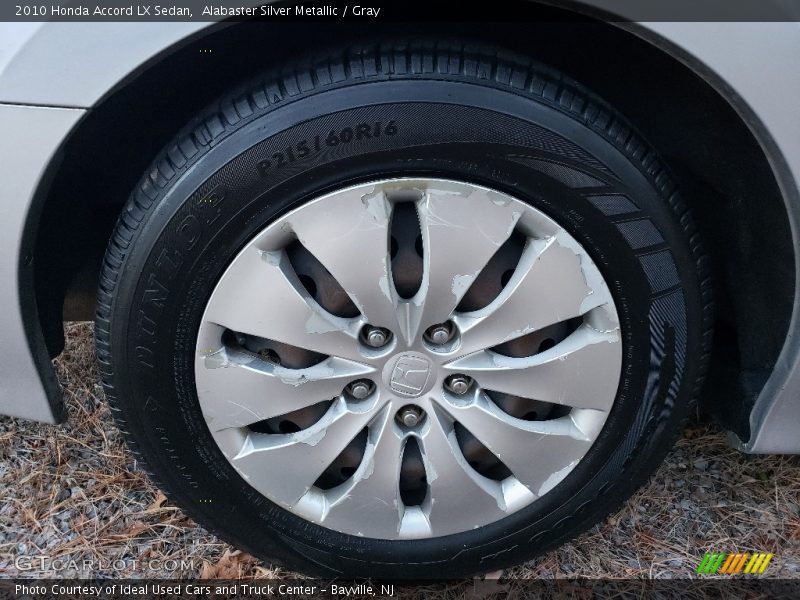 Alabaster Silver Metallic / Gray 2010 Honda Accord LX Sedan