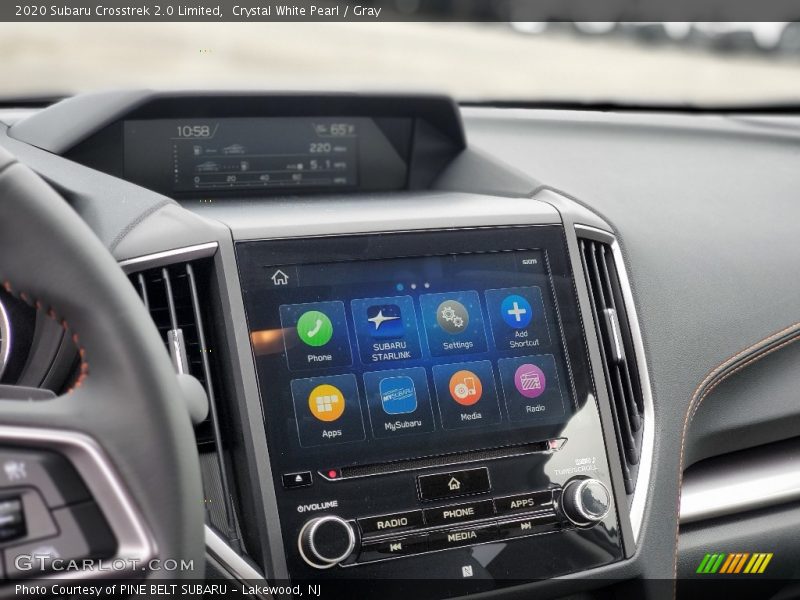 Crystal White Pearl / Gray 2020 Subaru Crosstrek 2.0 Limited