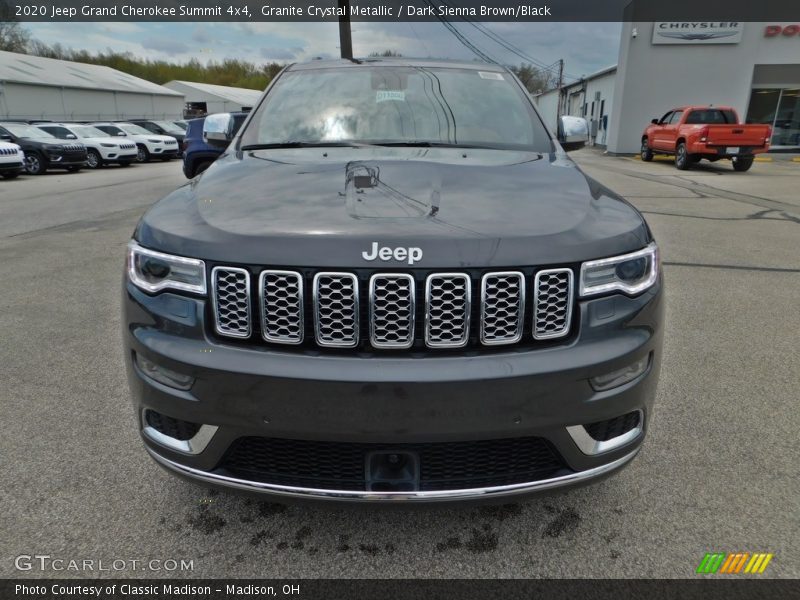 Granite Crystal Metallic / Dark Sienna Brown/Black 2020 Jeep Grand Cherokee Summit 4x4