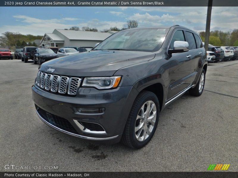 Granite Crystal Metallic / Dark Sienna Brown/Black 2020 Jeep Grand Cherokee Summit 4x4