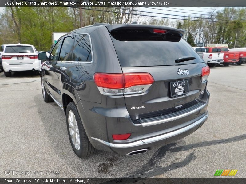 Granite Crystal Metallic / Dark Sienna Brown/Black 2020 Jeep Grand Cherokee Summit 4x4