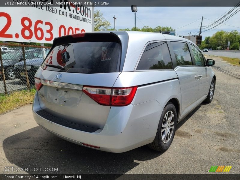 Alabaster Silver Metallic / Gray 2012 Honda Odyssey EX-L