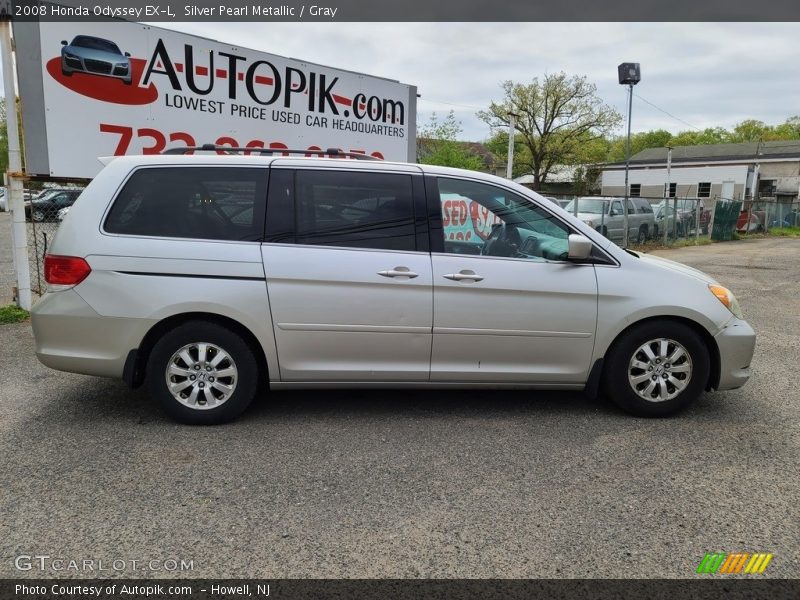 Silver Pearl Metallic / Gray 2008 Honda Odyssey EX-L