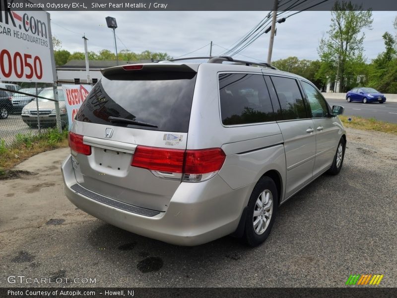 Silver Pearl Metallic / Gray 2008 Honda Odyssey EX-L