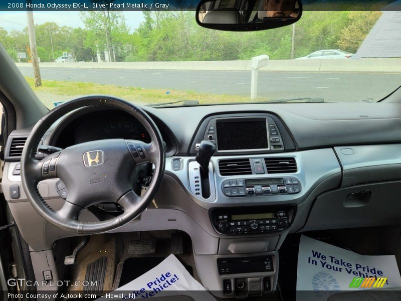 Silver Pearl Metallic / Gray 2008 Honda Odyssey EX-L