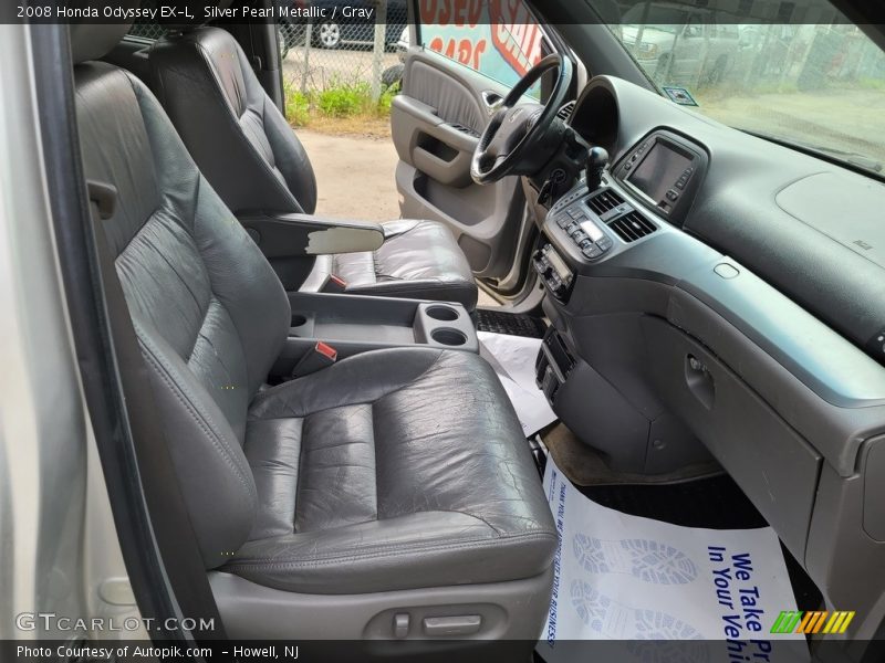 Silver Pearl Metallic / Gray 2008 Honda Odyssey EX-L