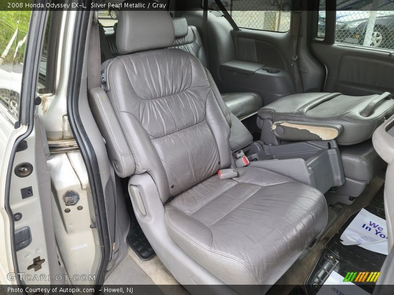 Silver Pearl Metallic / Gray 2008 Honda Odyssey EX-L