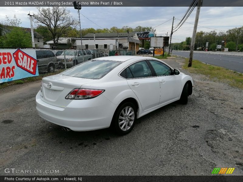 Techno White Pearl / Black 2011 Mazda MAZDA6 i Touring Sedan
