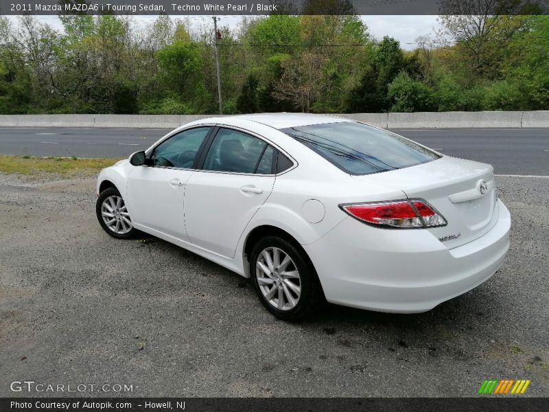 Techno White Pearl / Black 2011 Mazda MAZDA6 i Touring Sedan