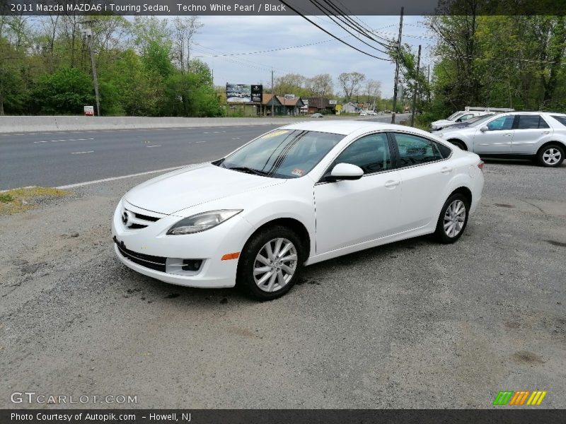 Techno White Pearl / Black 2011 Mazda MAZDA6 i Touring Sedan