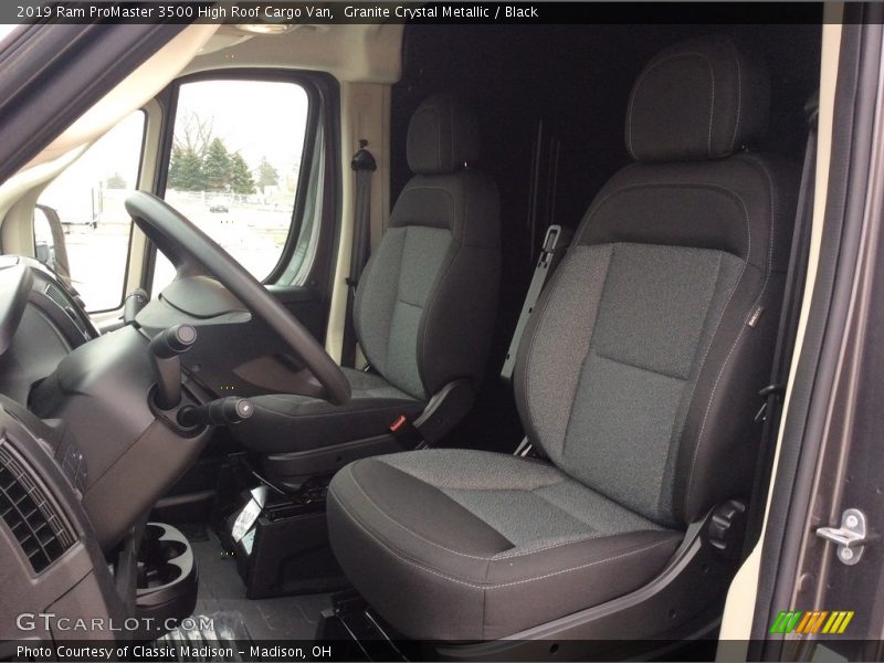 Granite Crystal Metallic / Black 2019 Ram ProMaster 3500 High Roof Cargo Van